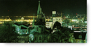 Sasebo at night